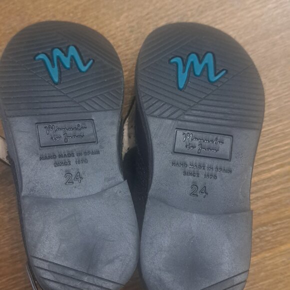 Manuela de Juan Kids Girls Blue Dress Shoes Size 24 (US 8) New Unboxed - Picture 3 of 3